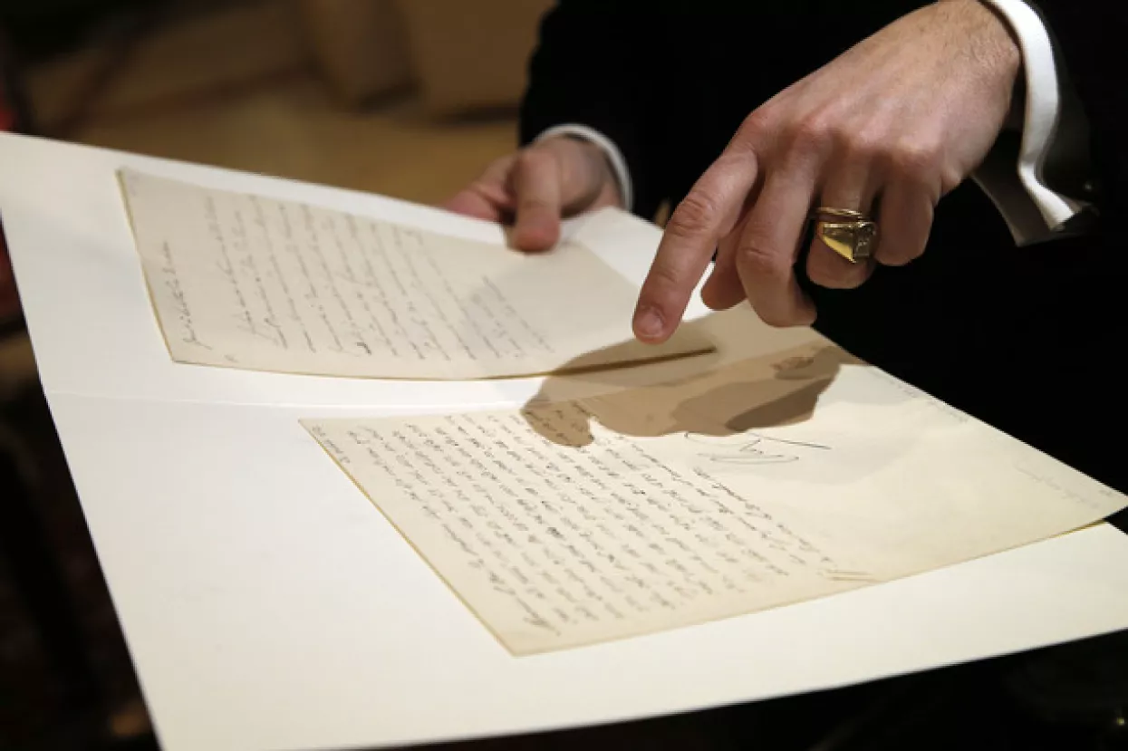 &Scaron;ifrirano Napoleonovo pismo prodano za 1,35 milijuna kuna