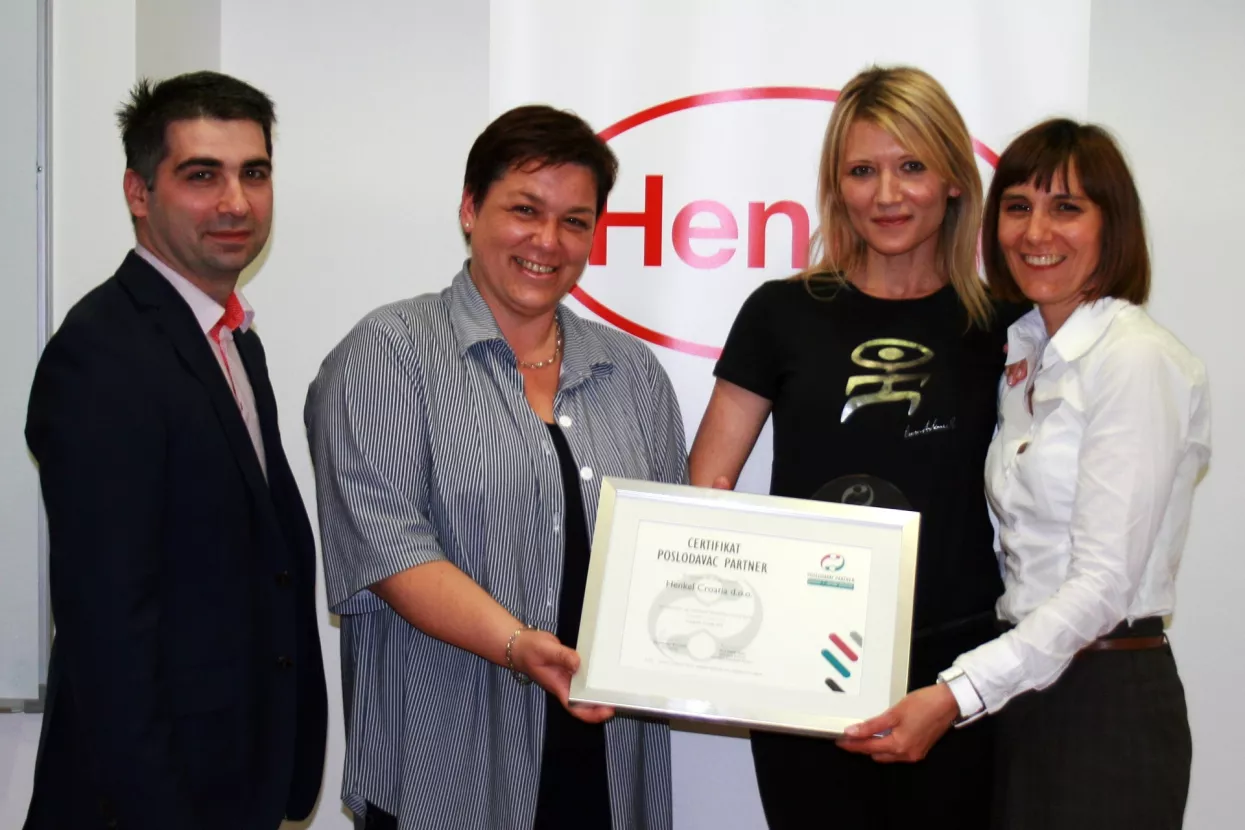 Henkel treći puta dobio certifikat Poslodavac Partner