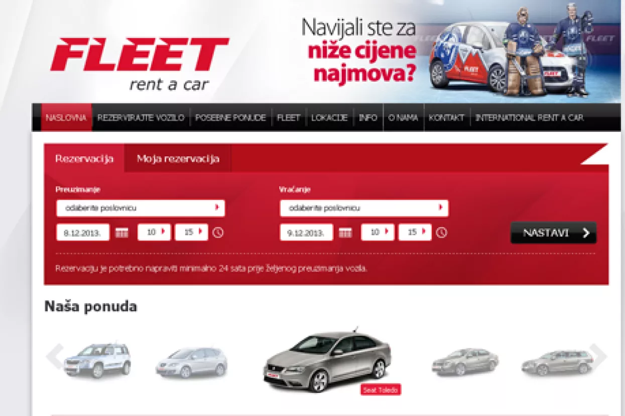 FLEET snizio cijene do 60% u odnosu na redovne