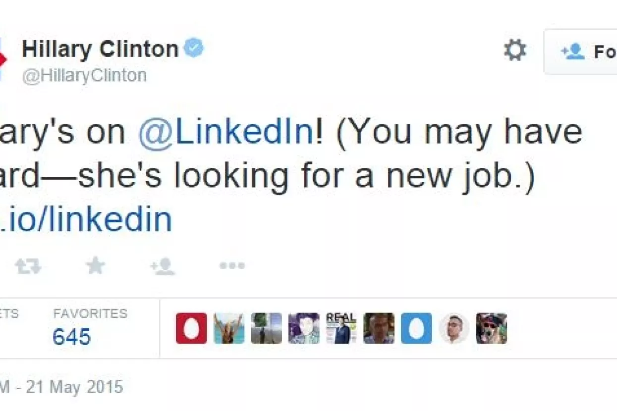 Hillary Clinton kampanju preselila i na LinkedIn - i sakupila mno&scaron;tvo kritika