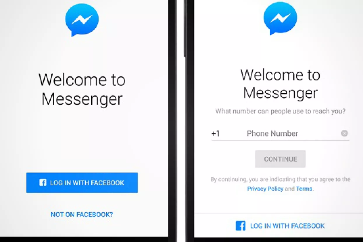 Odsad vi&scaron;e ne morate imati otvoren Facebook profil da biste koristili Messenger