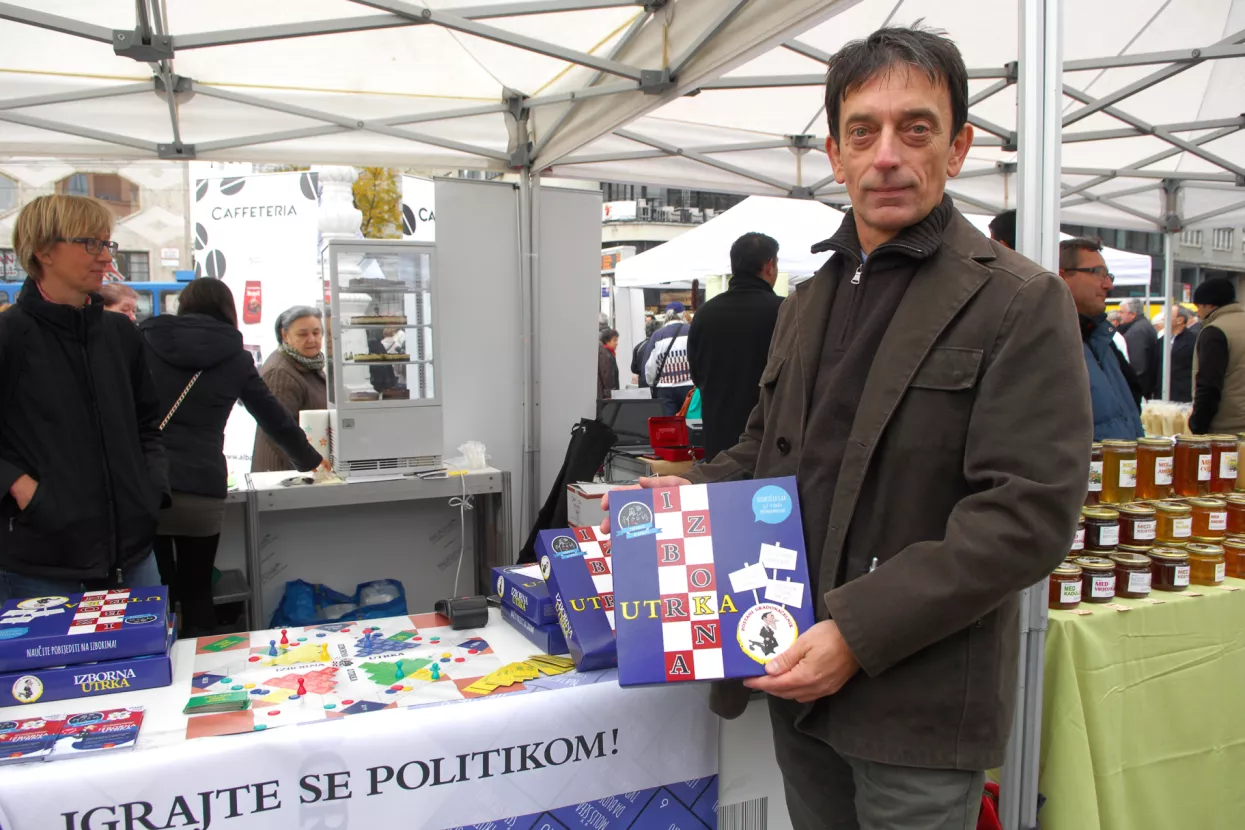 Izborna utrka - prva dru&scaron;tvena igra političke tematike u Hrvatskoj