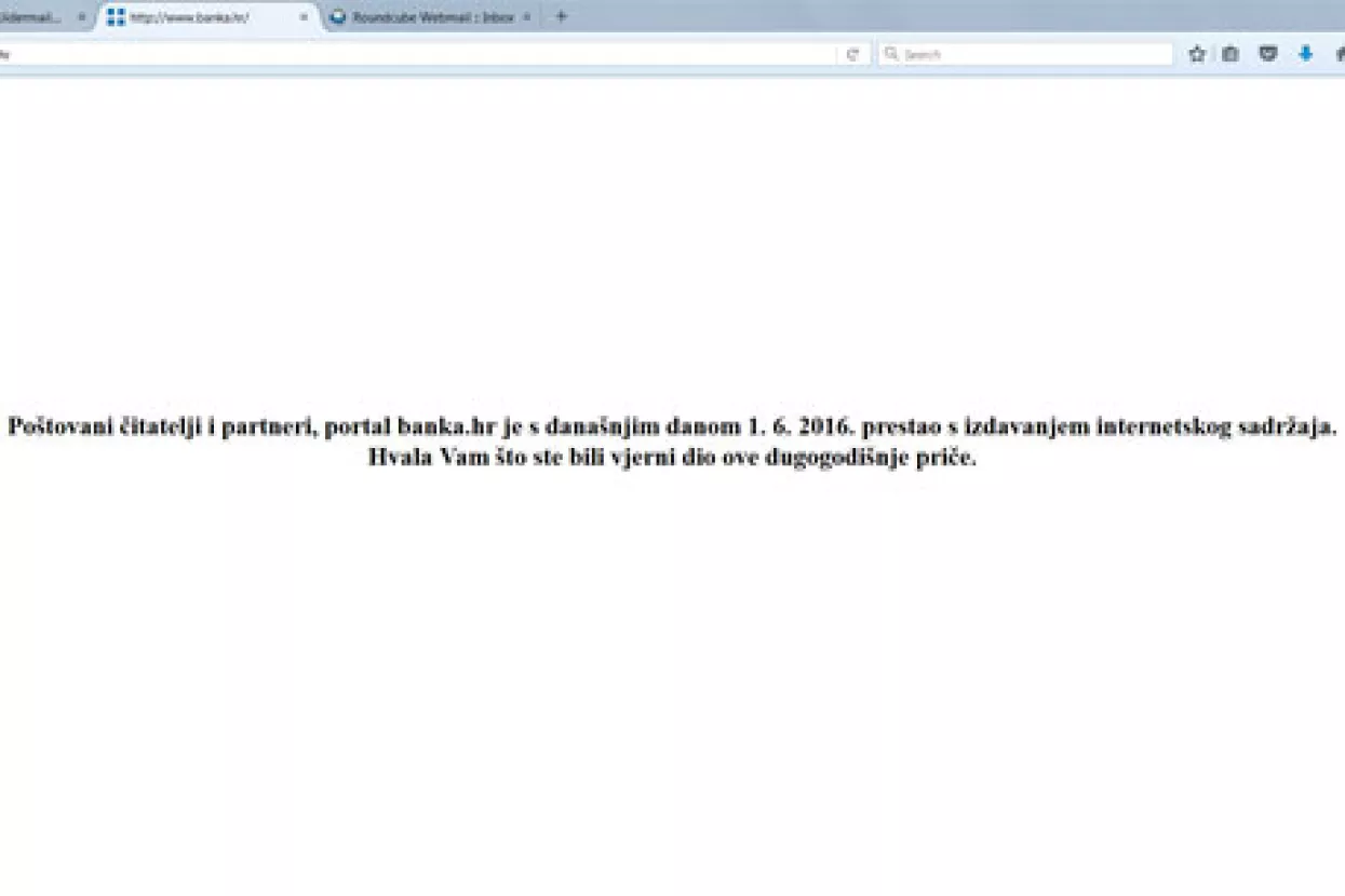 Portal Banka.hr prestao s radom