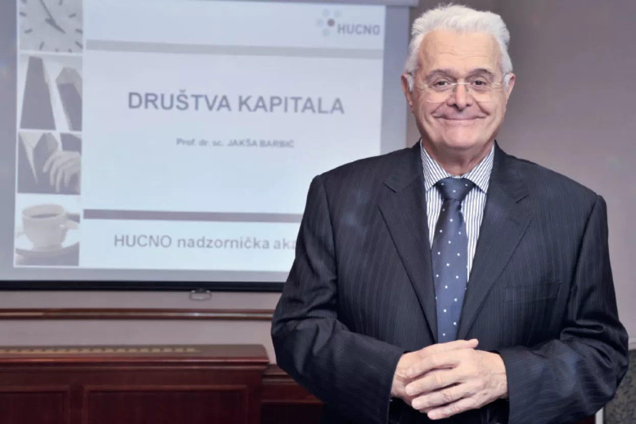 Jak&scaron;a Barbić, akademik: Uprava i nadzorni odbor moraju djelovati u interesu dru&scaron;tva,  a ne dioničara