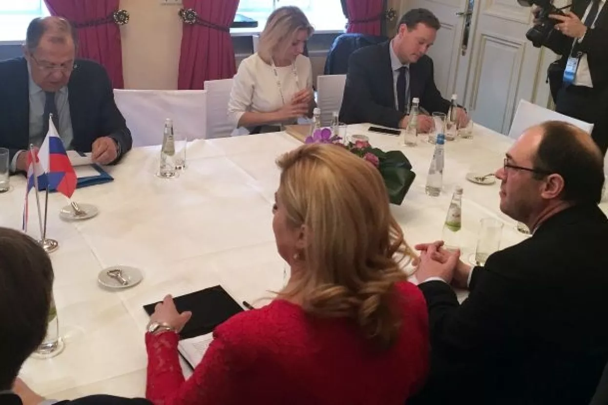 Grabar-Kitarović: Lavrov cijeni moju iskrenost