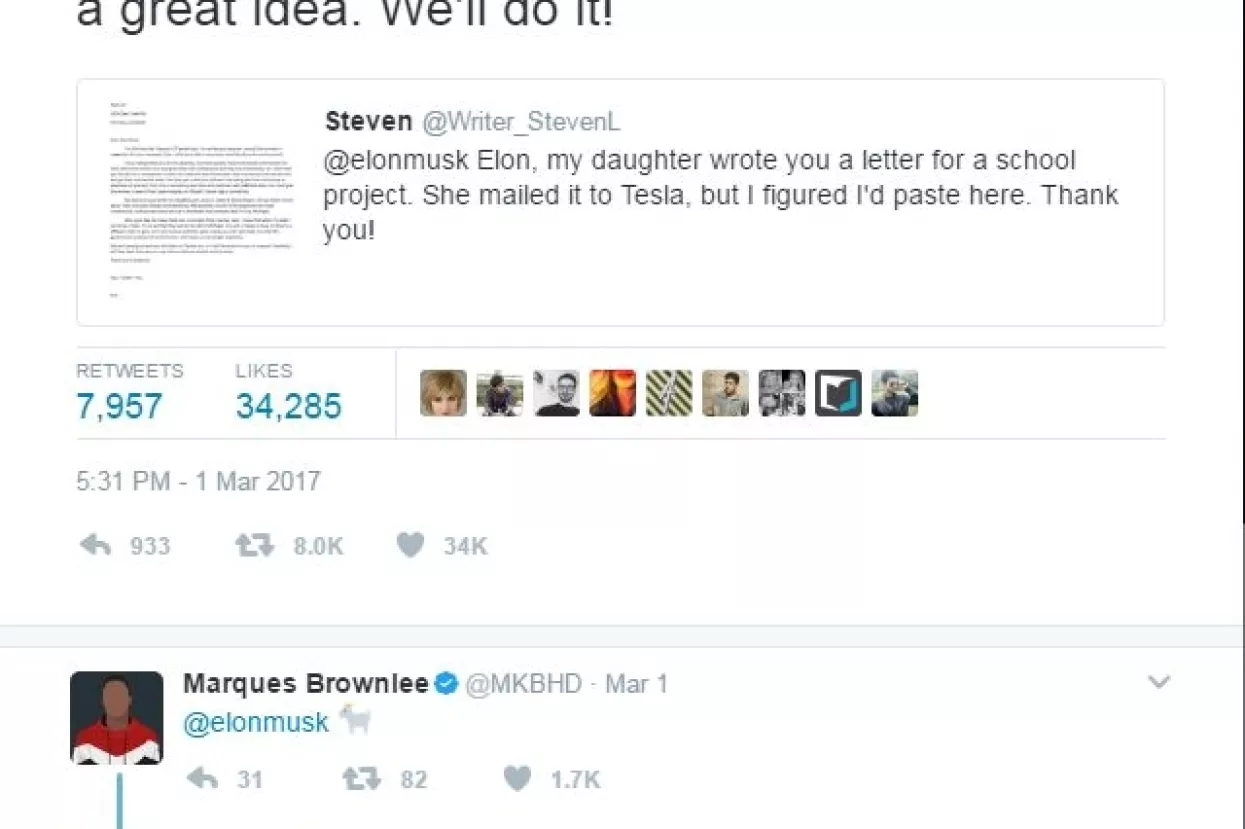 Musk prihvatio poslovni prijedlog desetogodi&scaron;njakinje