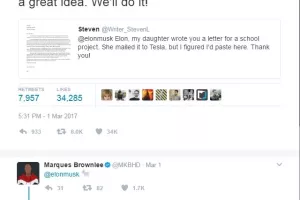 Musk prihvatio poslovni prijedlog desetogodi&scaron;njakinje