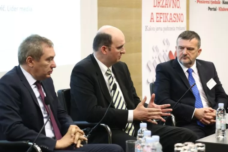 FOTO: Panel o privatizaciji državnih poduzeća - 'Ni&scaron;ta nije sveto' osim &Scaron;uma i Voda