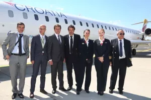 FOTO: Svečano uvedena linija Croatia Airlines Zagreb - Stockholm