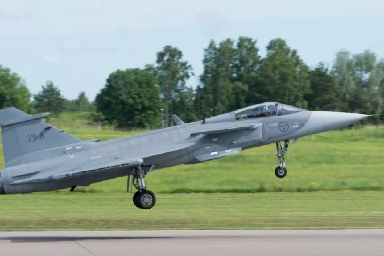 VIDEO: Prvi uspje&scaron;an let pametnog borbenog zrakoplova Gripen E