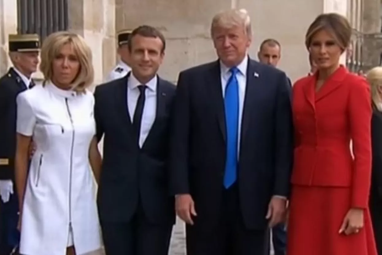 Dobra tjelesna forma francuske prve dame zadivila Trumpa