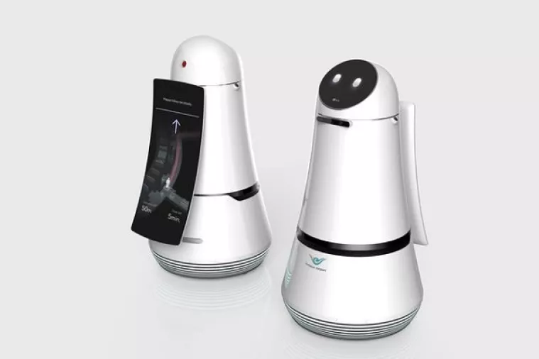 LG 'zaposlio' robota vodiča i čistača u seulskoj zračnoj luci Incheon