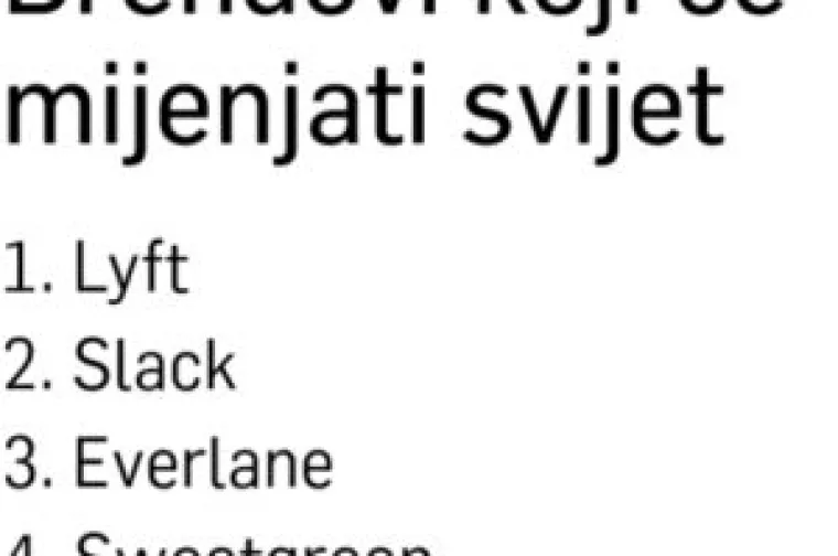 Novi koncepti: 5 brendova koji će mijenjati svijet