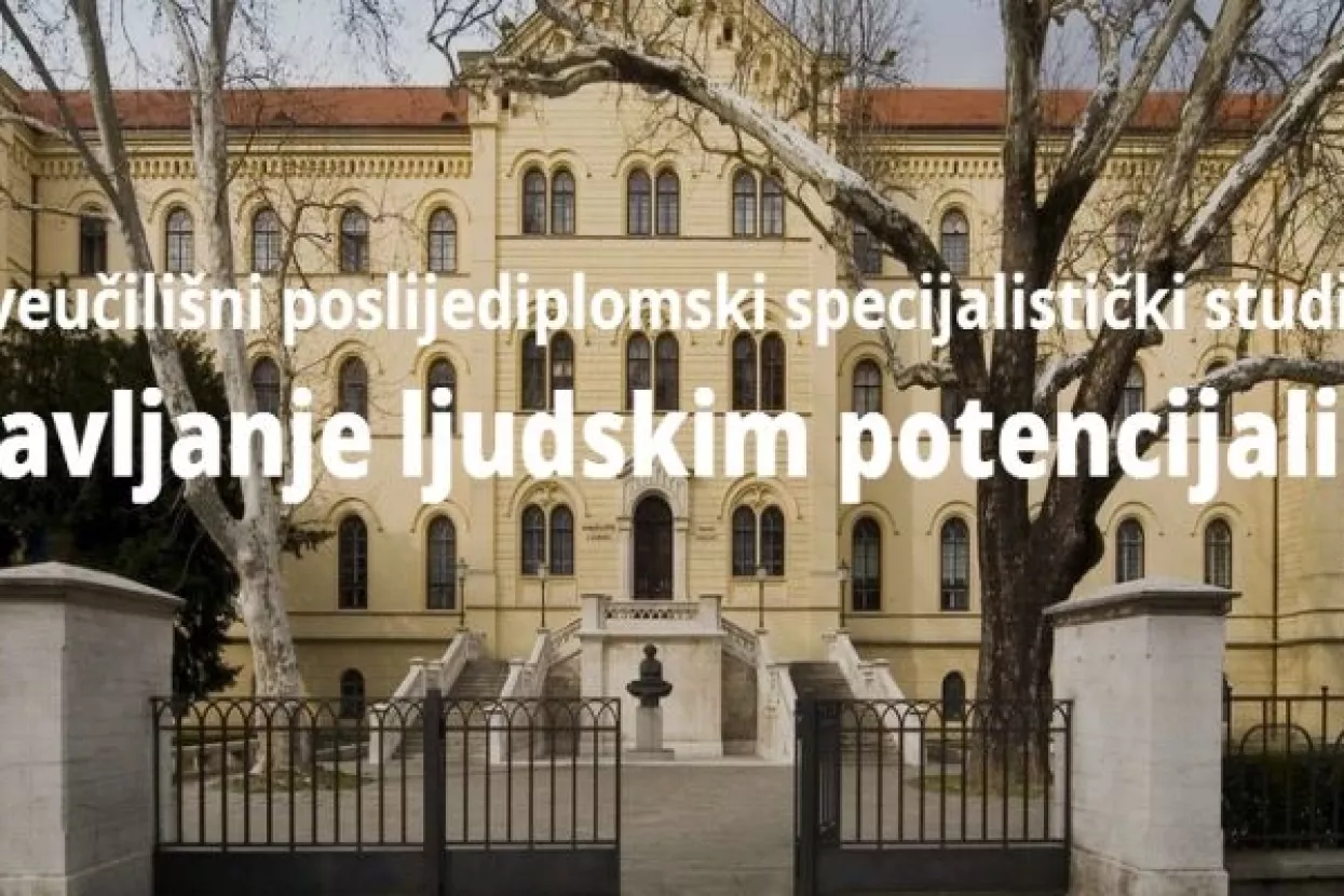 Sveučili&scaron;ni poslijediplomski specijalistički studij Upravljanje ljudskim potencijalima