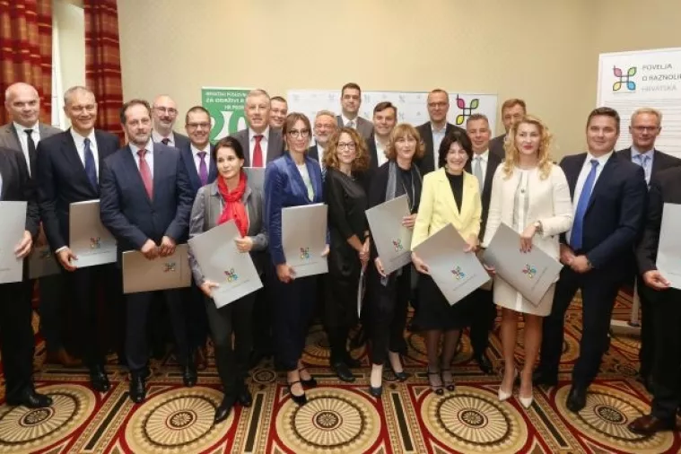 Svečano potpisana Povelja o raznolikosti Hrvatska