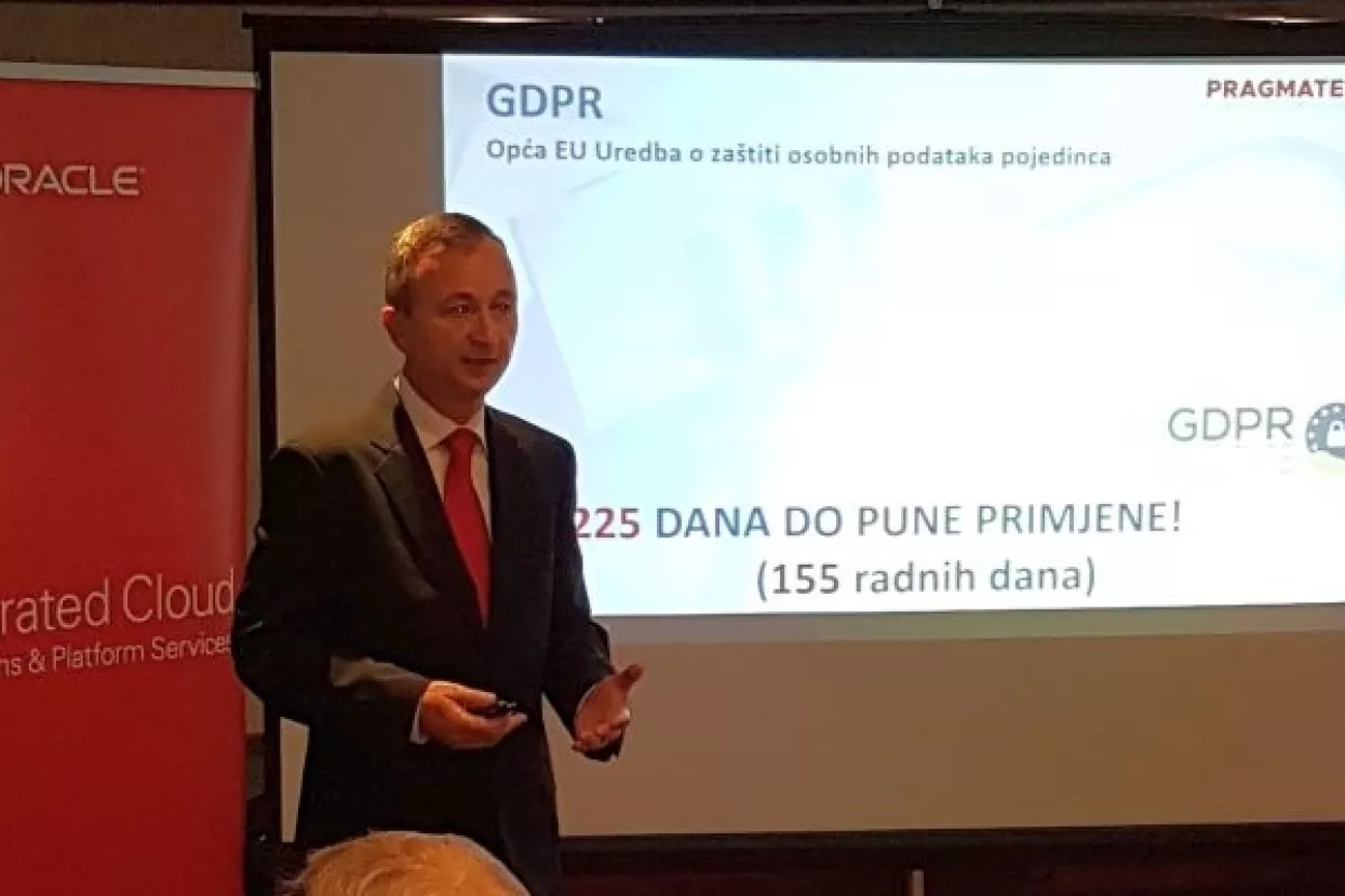 Petru&scaron;ić: GDPR jasno poručuje kako je dužnost tvrtki &scaron;tititi podatke klijenata