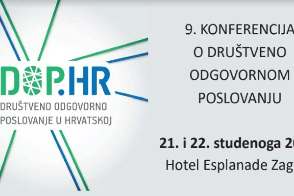 Deveta konferencija o dru&scaron;tveno odgovornom poslovanju