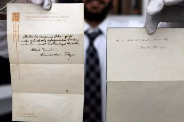 Einsteinova 'tajna sretnog života' prodana za 1,3 milijuna dolara