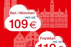 Croatia Airlines nudi povoljne aviokarte za Beč, M&uuml;nchen i Frankfurt