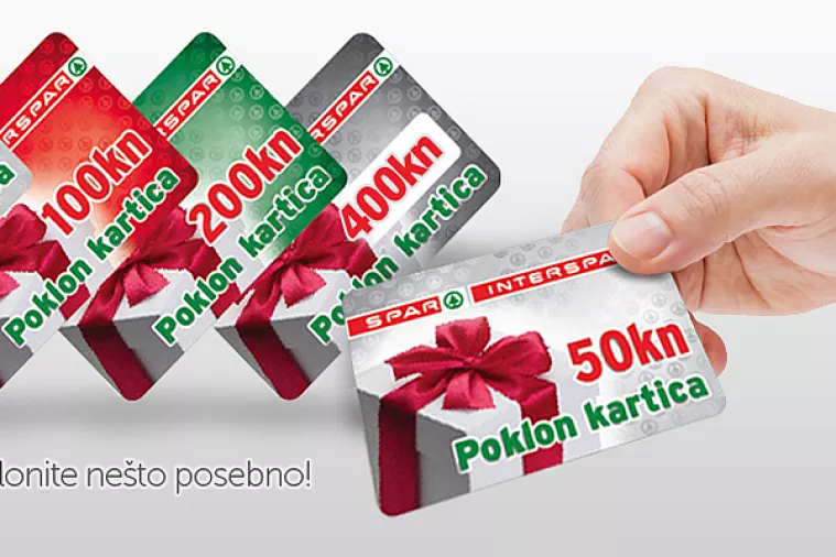 Spar poklon kartice - Neka Va&scaron; poklon bude poseban i koristan!
