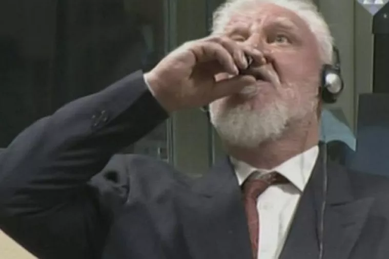 Praljak je popio cijanid