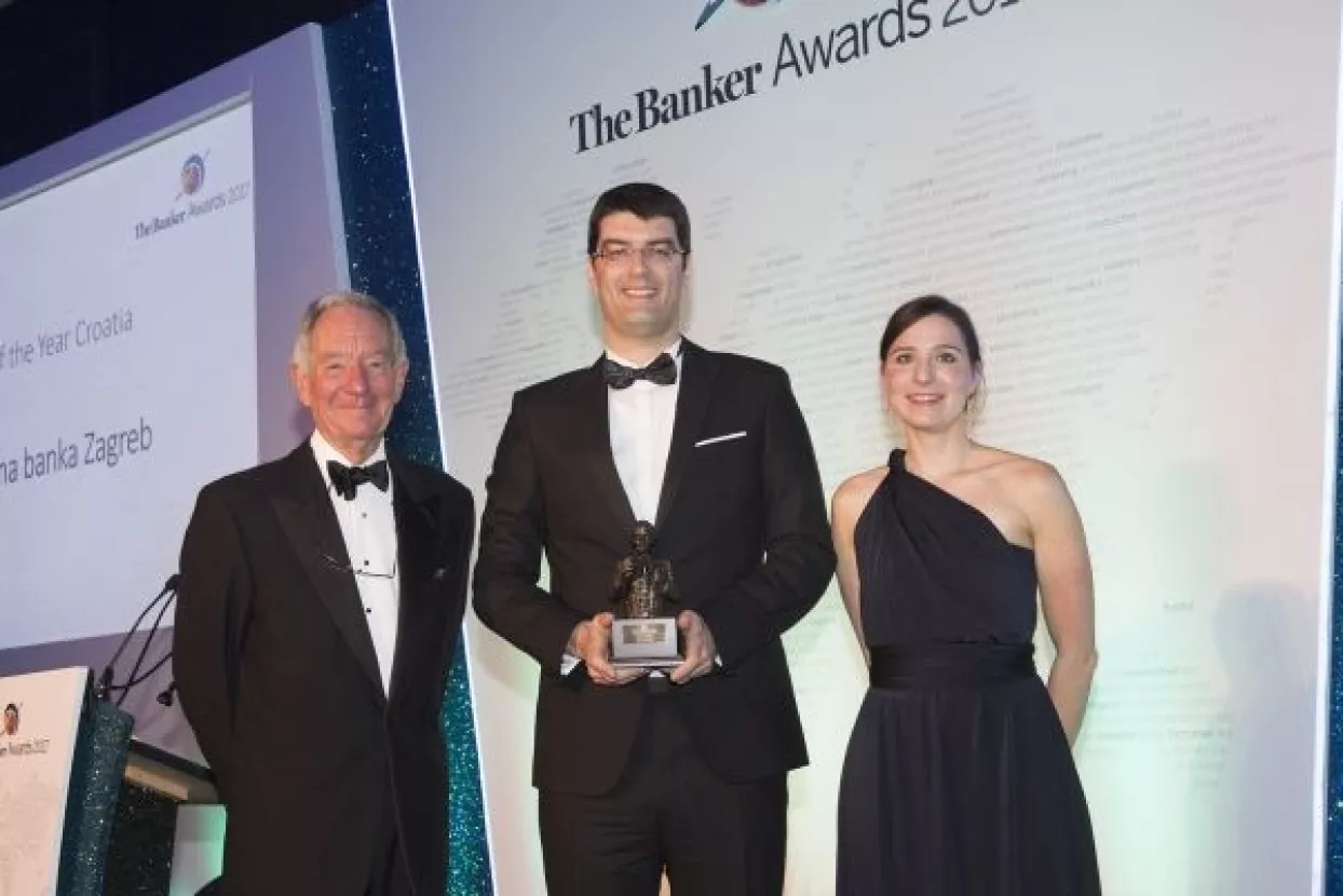 The Banker Awards 2017: PBZ progla&scaron;en hrvatskom bankom godine