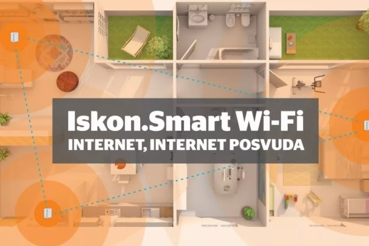 Iskonov Smart Wi-Fi pokrit će svaki kutak va&scaron;eg doma