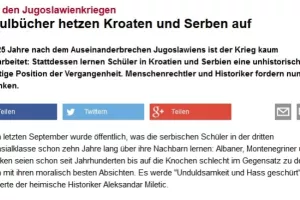 Nijemci konsternirani: Udžbenici u Srbiji i Hrvatskoj uče djecu da se mrze