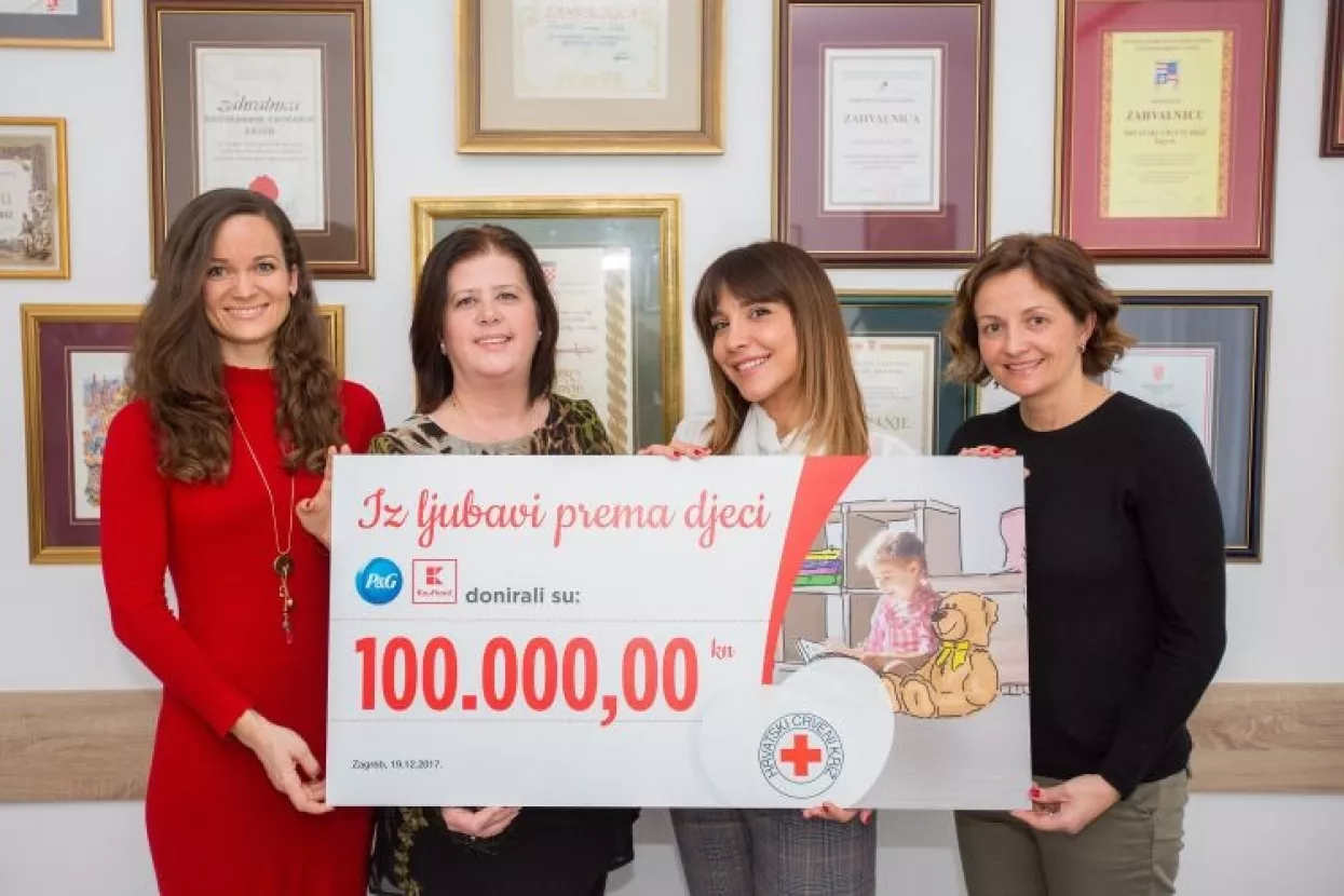 Kaufland i P&G donirali 100.000 kuna za djecu u potrebi