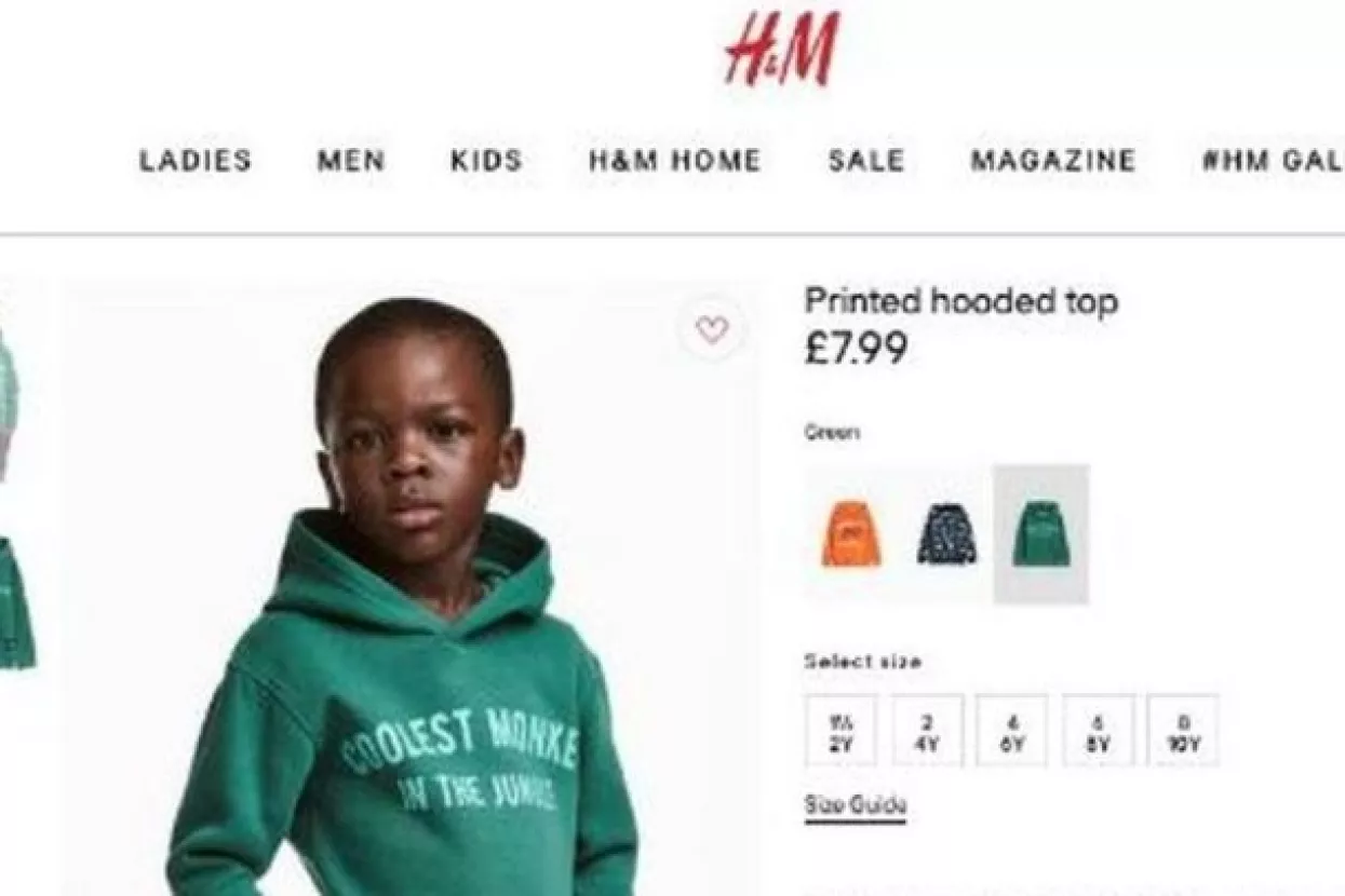 H&M trpi povratnu paljbu nakon oglasa o 'najcool majmunu u džungli'