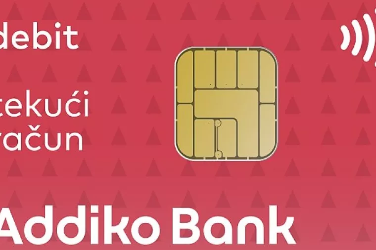 Beskontaktna mirisna kartica Addiko banke