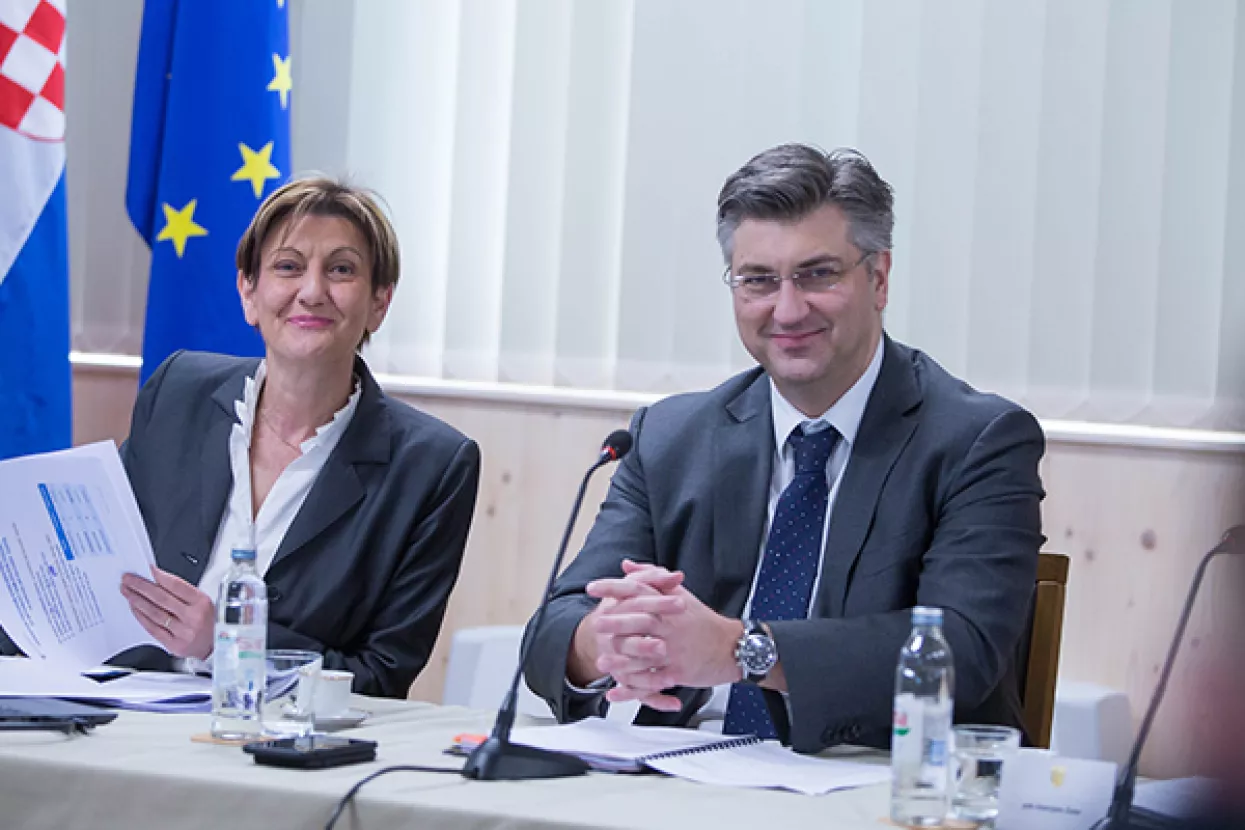 Dalić najavila akcijski plan rasterećenja gospodarstva za 625,9 milijuna kuna