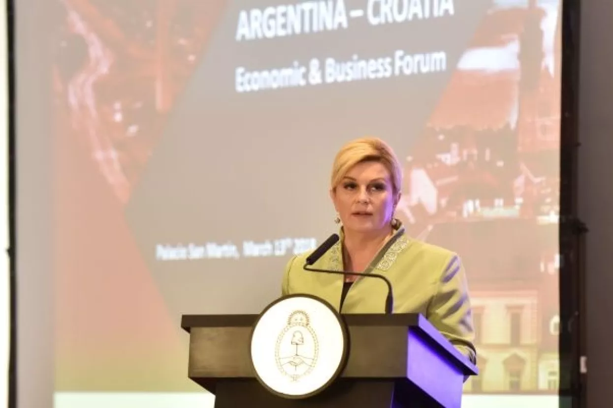 Grabar-Kitarović&nbsp;pozvala argentinske izvoznike na kori&scaron;tenje hrvatskih luka