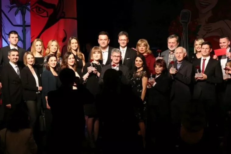 FOTO: Večernjakovu ružu za najbolje TV lice 2017. godine osvojio Zoran &Scaron;prajc