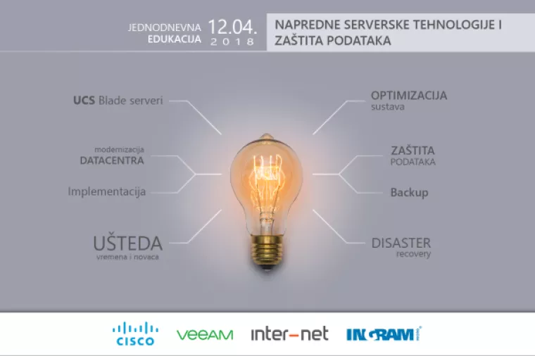 Inter-Net organizira jednodnevnu edukaciju o naprednim serverskim tehnologijama i za&scaron;titi podataka