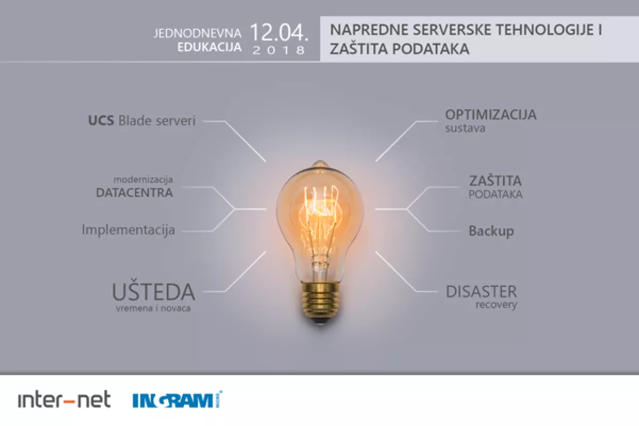 Inter-Net organizira jednodnevnu edukaciju o naprednim serverskim tehnologijama i za&scaron;titi podataka