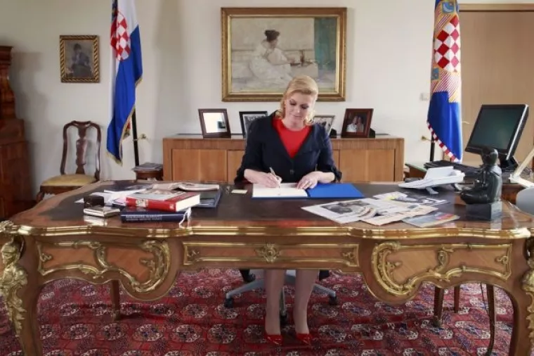 Predsjednica privremeno seli ured u &Scaron;ibenik