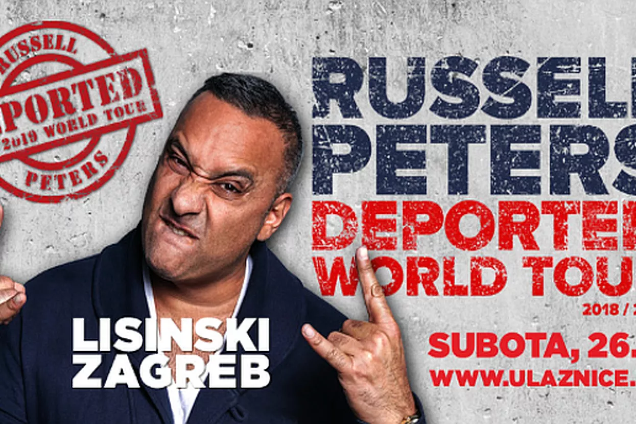 Komičar Russell Peters prvi put nastupa u Hrvatskoj