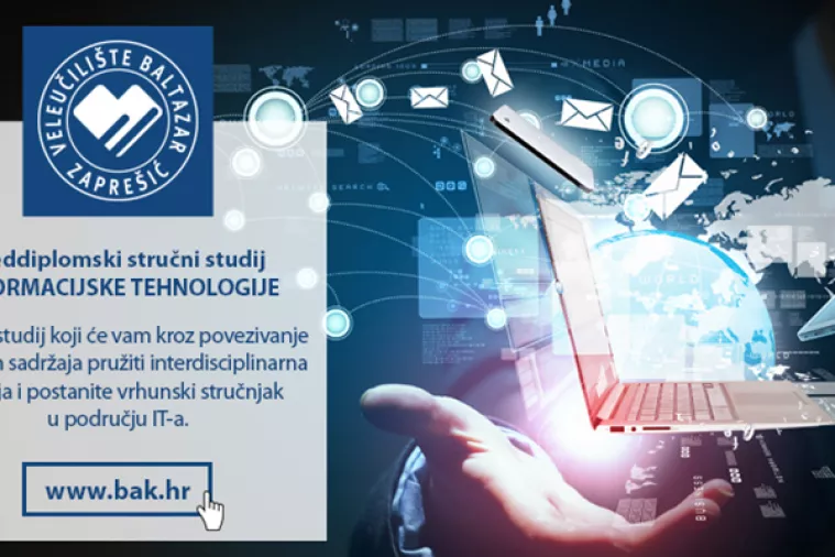 U tijeku upisi na studij IT-a na Veleučili&scaron;tu Baltazar Zapre&scaron;ić