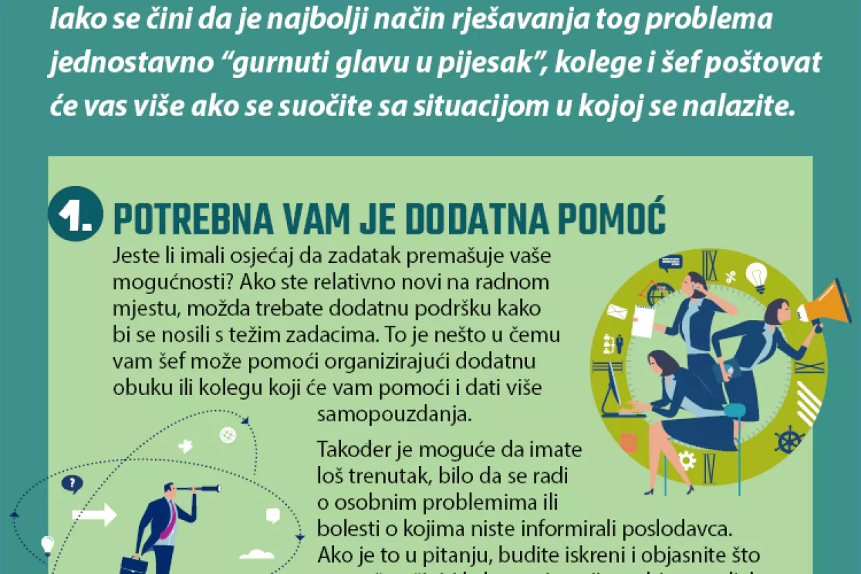 INFOGRAFIKA: Četiri načina kako reći &scaron;efu da nećete ostvariti ciljeve