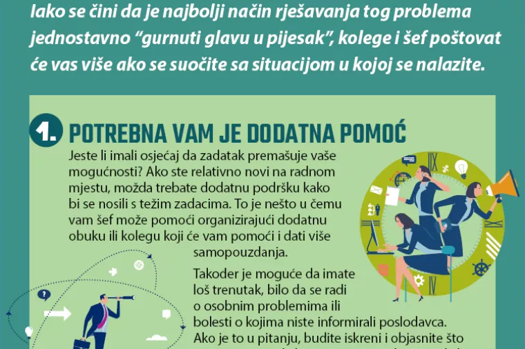 INFOGRAFIKA: Četiri načina kako reći &scaron;efu da nećete ostvariti ciljeve