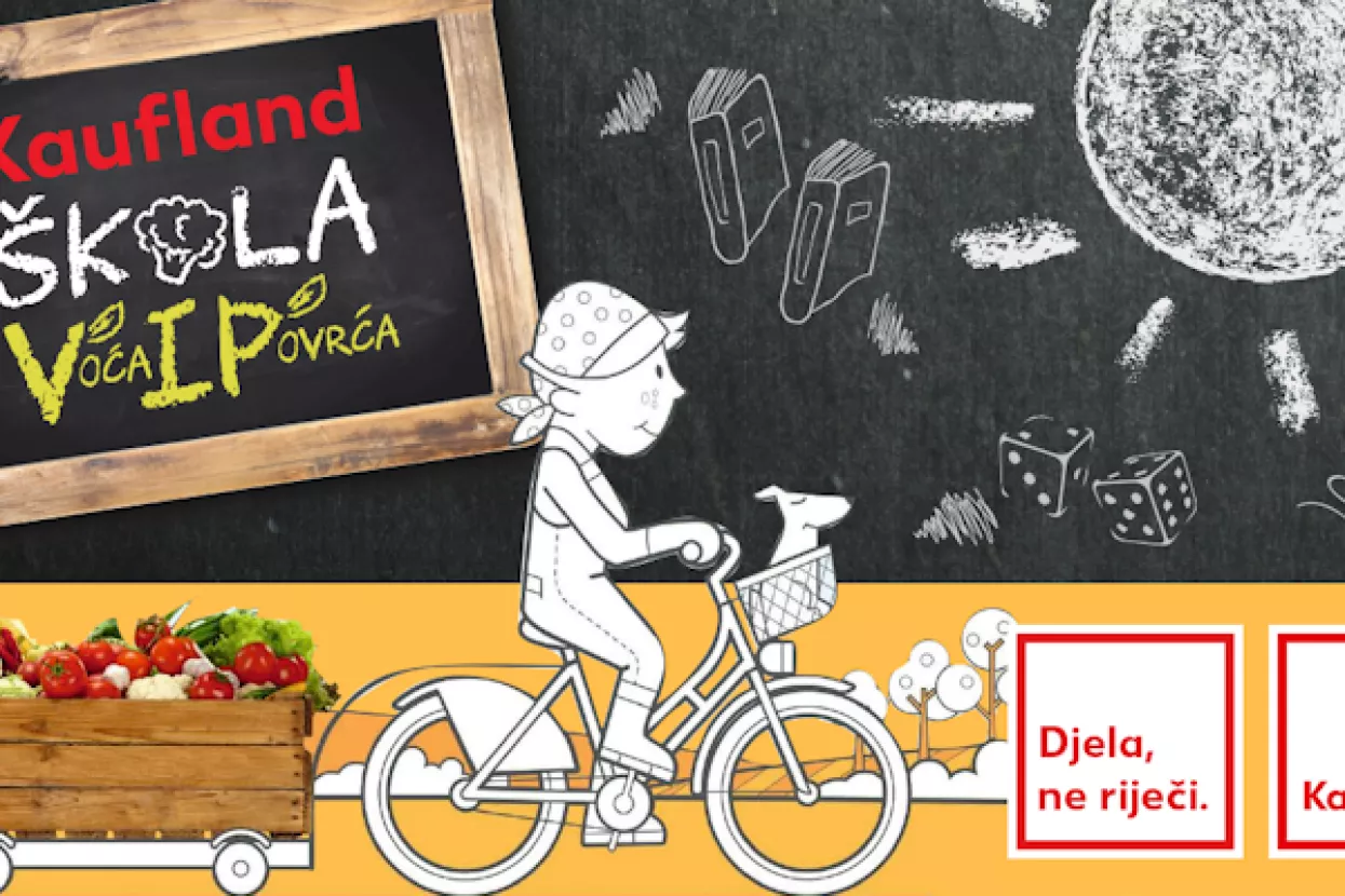 Kaufland besplatno dijeli voće i povrće osnovnim &scaron;kolama