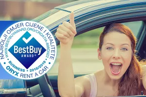 ORYX Rent a car &ndash; nositelj znaka BEST BUY AWARD