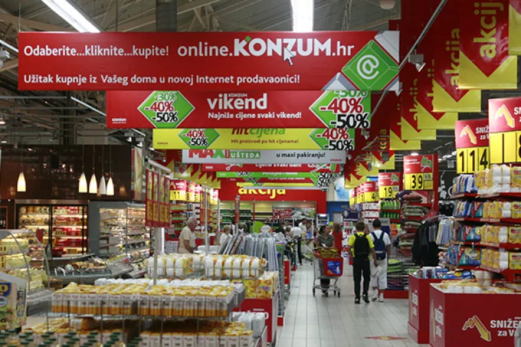 Konzum za vrijeme nogometnog prvenstva ru&scaron;io rekorde prodaje