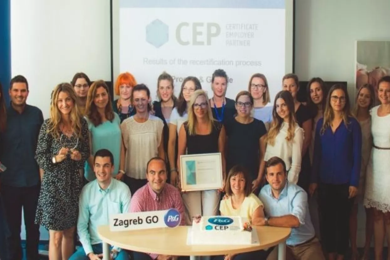P&G-u četvrti put dodijeljen Certifikat Poslodavac Partner