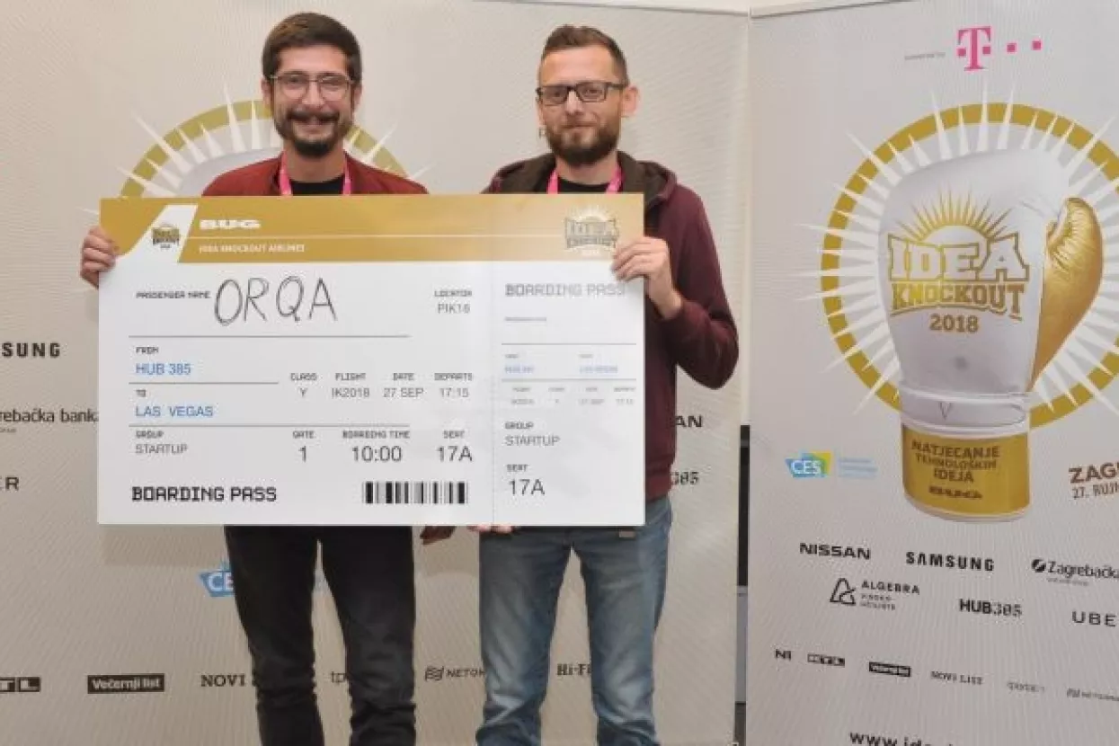Osječki startup Orqa osvojio prvo mjesto na Idea Knockoutu 2018