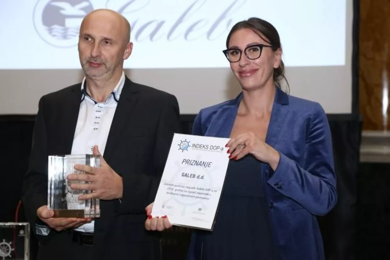 Ćorić na dodjeli nagrada Indeks DOP-a: Održivi razvoj je područje gdje smo među najboljima u svijetu
