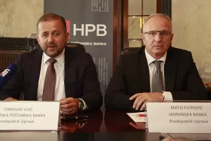 Potpisan ugovor: Hrvatska po&scaron;tanska banka pripaja Jadransku banku 1. travnja