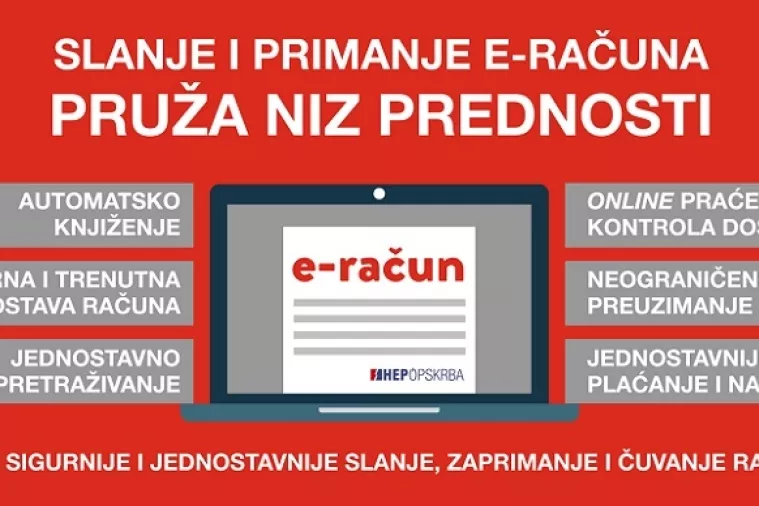 HEP Opskrba uspje&scaron;no uvela e-račun za poduzetnike