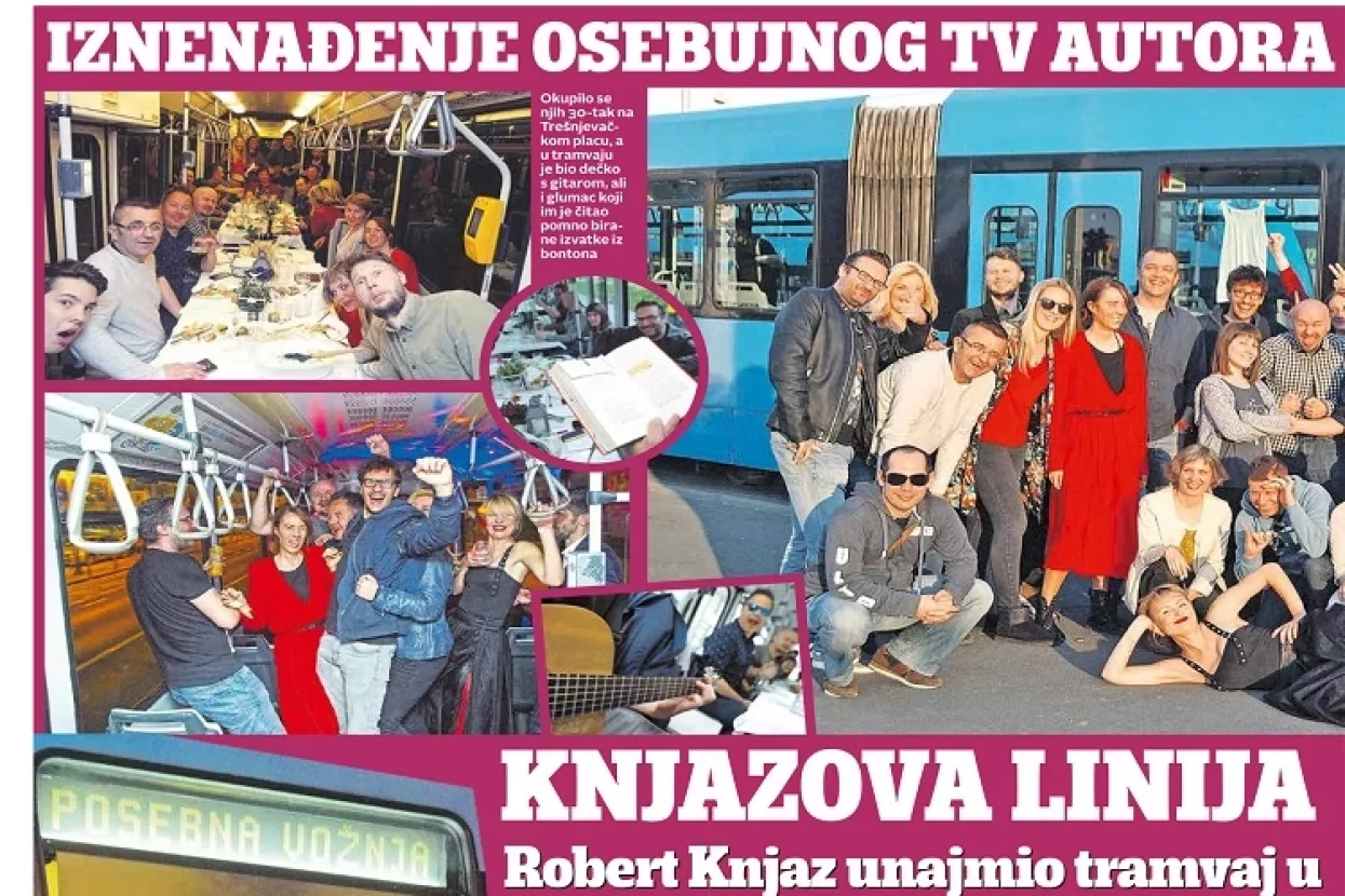 Robert Knjaz imao je tulum u tramvaju, možete i vi. Pogledajte koliko će vas to ko&scaron;tati